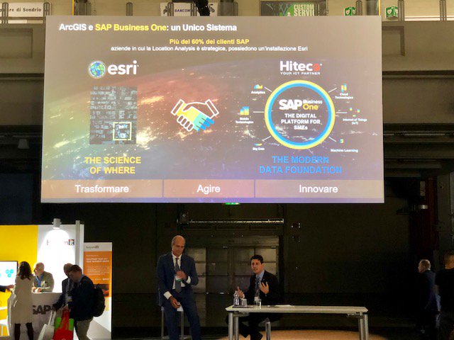 machine_ml's tweet image. RT @MarcelloB_90: RT @Hiteco_MRK: Ringraziamo @Esriitalia per aver presentato al #SAPNOW in collaborazione con Hiteco #SAPBusinessOne &amp;amp; Location Strategy: soluzioni geospaziali al servizio del proprio business. @SAPItalia @SAPBusinessOne #DigitalTransfor…
