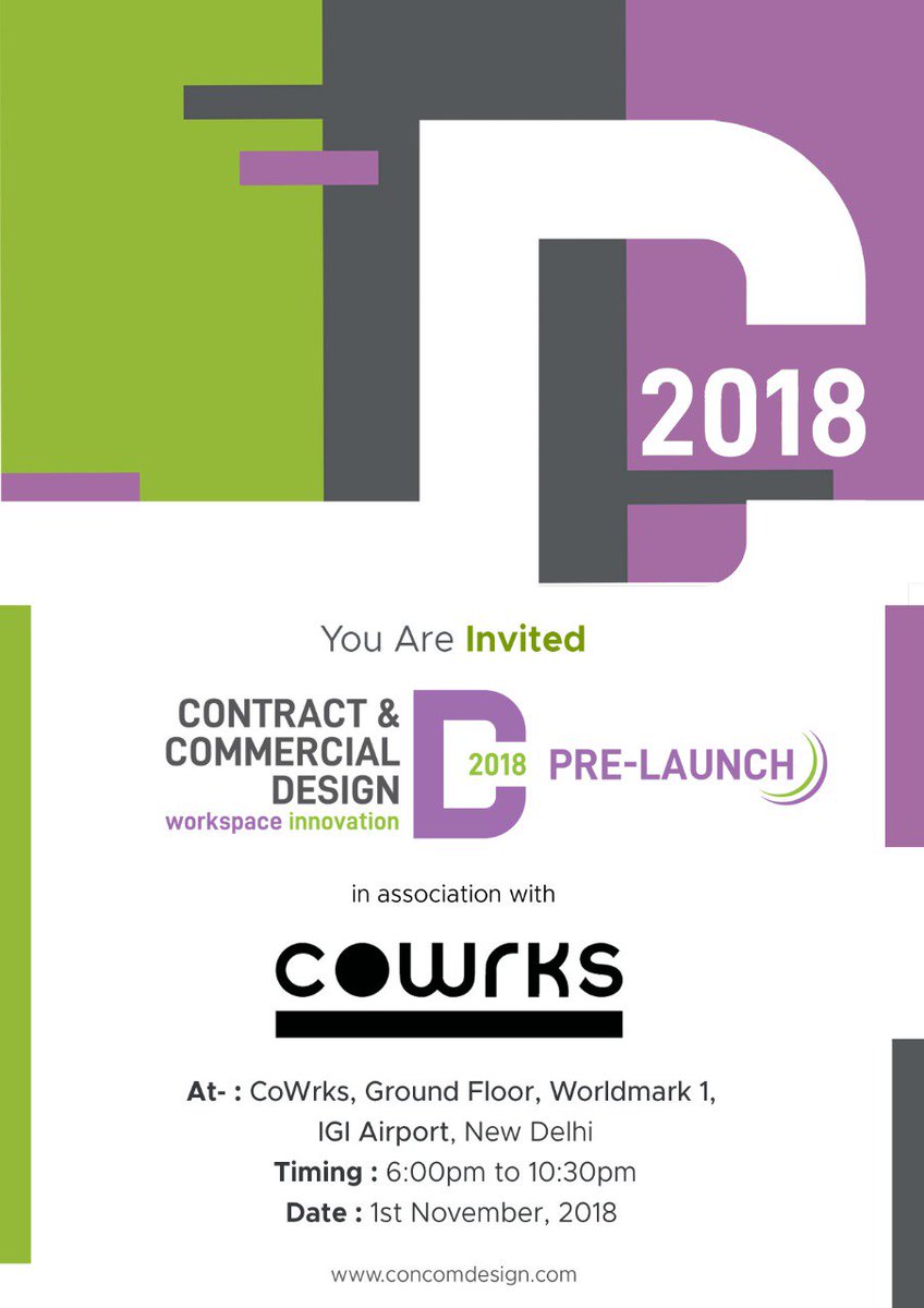 arraystorm's tweet photo. Hear about the future of #lighting in #workspaces of 2030, by our CEOβMr Pradyoth Raj Varma at the @ConComDesign 2018. Arraystorm is the proud partner and #exhibitor at this prestigious event. To register for this, visit https://t.co/veiUFmzpYn
#Arraystorm #CCD2018 #Event https://t.co/rjsiQtv5kI