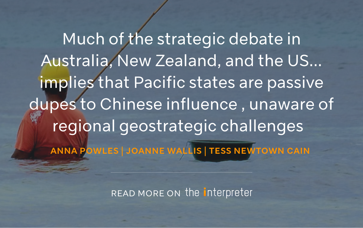 Chinese whispers and Pacific agency | Anna Powles, @AsiaPacSecurity, @CainTess tinyurl.com/y9nmzndf