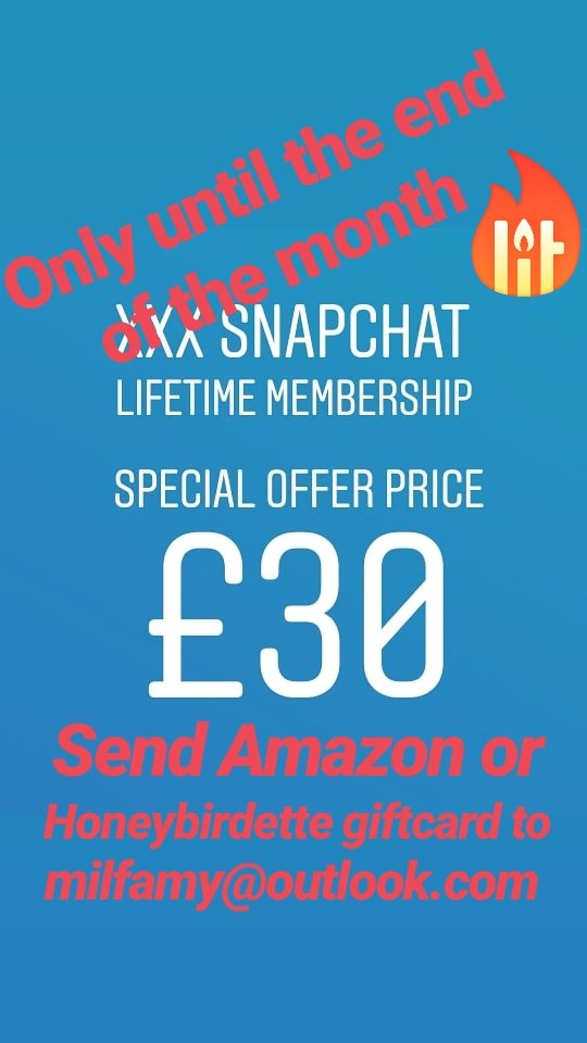 MILF_Amy's tweet photo. Get lifetime membership to my filthy X-Rated private SnapChat for only £30. 🔞😈💦
HURRY as Offer ends October 31st
Daily nudes and filthy clips plus you can send me messages and pictures and get personal replies
#Milf_Amy #erótica #filthyfeeds #October https://t.co/mGnpOXIv9m
