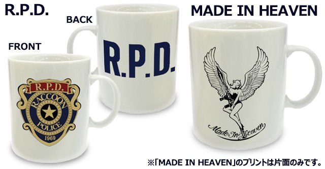 グッズ】最後はレオンが所属する「ラクーン市警察」の略称「R.P.D.」の