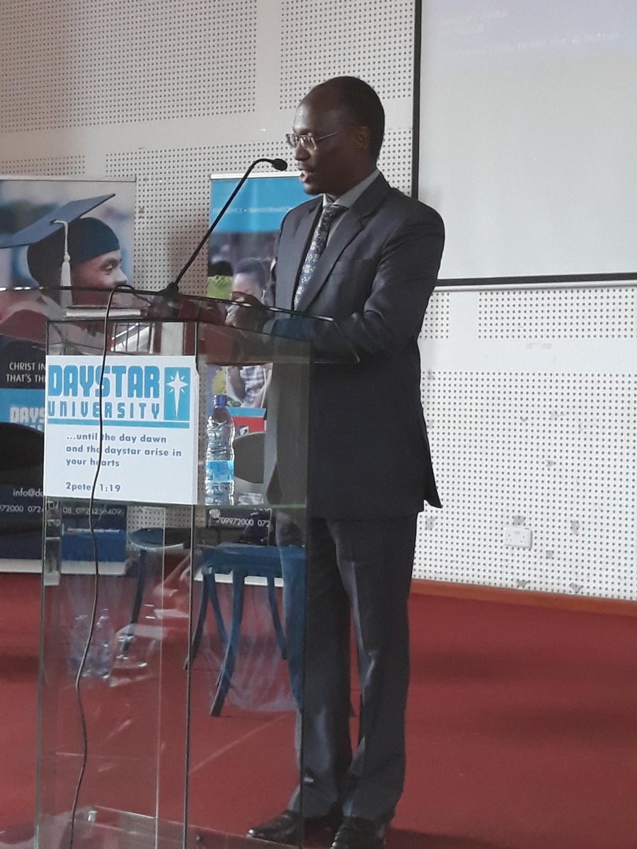 jeremynganda's tweet photo. There is need to think sustainability. As we provide today's solutions we should not create future problems - Geoffrey Kallebo. #C4D #C4SD @leahkomen1 @DaystarUni https://t.co/6WJDWZR2Vt