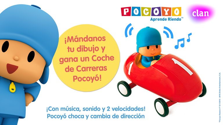 pocoyo coche carreras