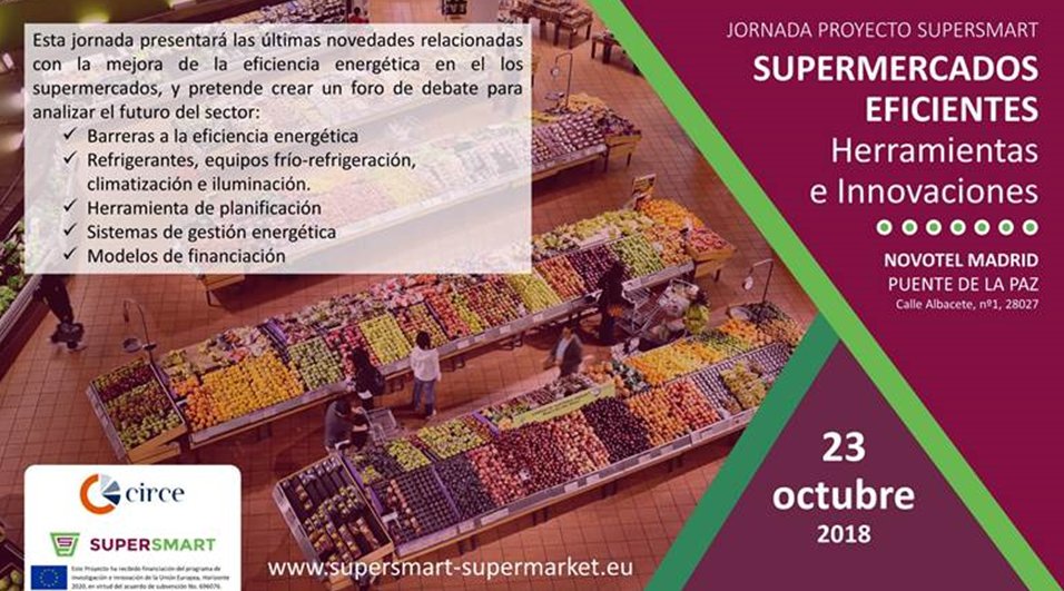 efenergia's tweet photo. RT @EsEnerInvest: Jornada Supermercados eficientes - Aplicar la #eficienciaenergética en este sector. MAÑANA en Madrid. @Deloitte_ES aborda mecanismos financieros y el uso de la herramienta #ENERINTOOL. @fCIRCE trata aspectos técnicos y mejoras de instal… https://t.co/ZvlfICi1jx