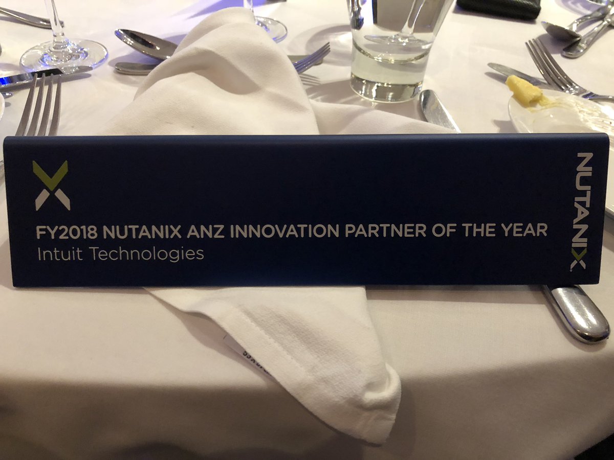 cpjones44's tweet photo. Congratulations to @Intuit_Tech for winning the @nutanix Innovation Partner of the Year for 2018. Great to have such dedicated and forward thinking partners in our community. https://t.co/pwV0OdYvAl