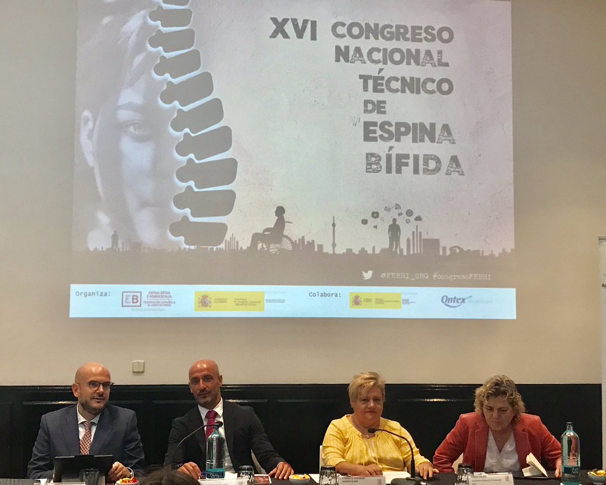 <a href="/jcelada/">jesus celada</a> inaugura el XIV #Congreso #Nacional #tecnico de #EspinaBífida de <a href="/FEBHI_ORG/">FEBHI</a> con@murciacentro Carmen Gil, presidenta, <a href="/COCEMFE_/">Zaida Maria Delgado Espdas</a> con <a href="/Anxoqueiruga/">Anxo Queiruga Vila</a> <a href="/Fundacion_ONCE/">Fundación ONCE</a> con <a href="/tpalahi/">Teresa Palahí Juan</a> y nos acompaña la increíble <a href="/mariacidfsc/">María Cid</a> de Fundación <a href="/CarrefourES/">Carrefour España</a>