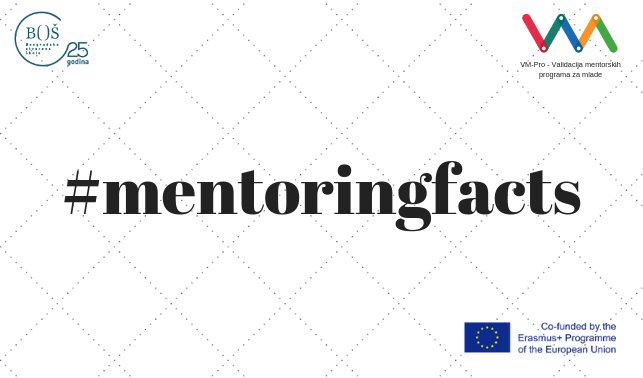 #DidYouKnow Učenici koji imaju mentora postižu bolje rezultate u školi i više su zainteresovani za vannastavne aktivnosti? 🙌Više #mentoringfacts👉 vm-pro.eu #VMpro #mentoring