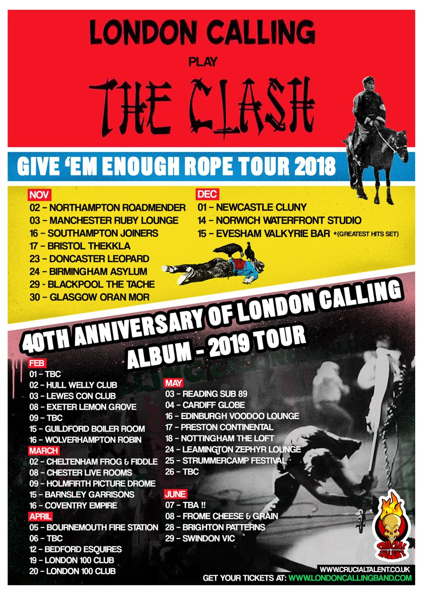 DavidDevonald's tweet photo. More to come!
#punkrock
#clashtribute https://t.co/aM6hGmWOcH