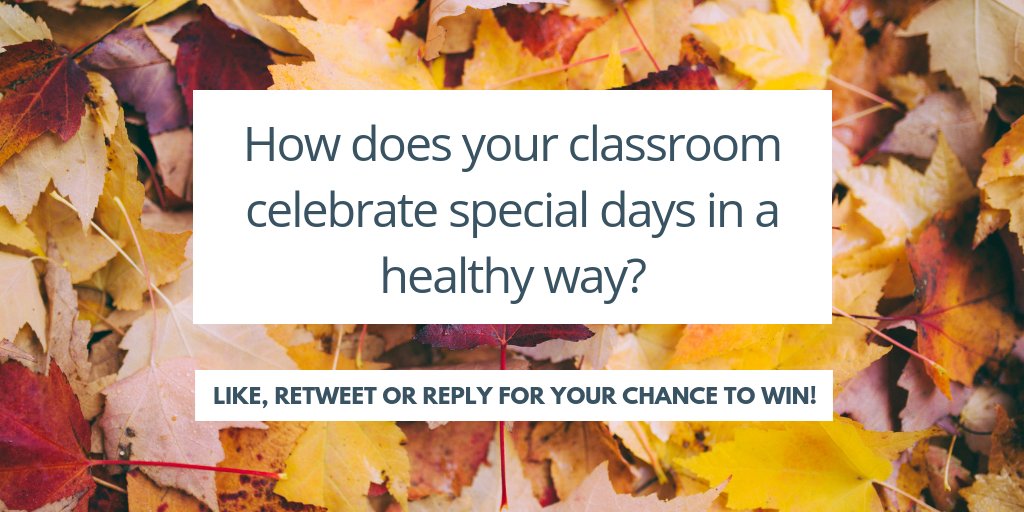 3.[CONTEST TWEET] How does your classroom celebrate special days and holidays in a healthy way? Follow us and like, retweet or reply for your chance to win a healthy Halloween celebration for your class! For full contest details: healthunit.com/mlschoolhealth…