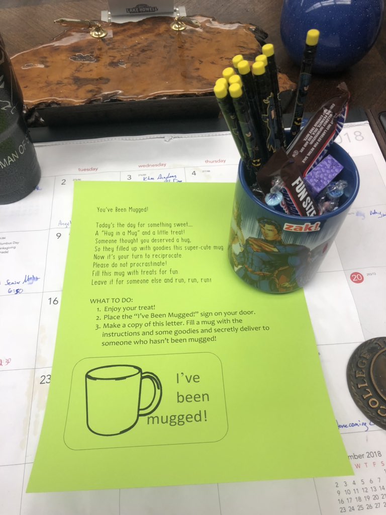 DoctorLeman's tweet photo. I’ve been mugged!!! #MugHug https://t.co/AEFlZznva6