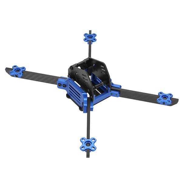 Realacc MiG 215mm Wheelbase 4mm Arm Carbon Fiber Frame Kit for RC Drone FPV Racing 114g twicemart.com/shop/realacc-m…