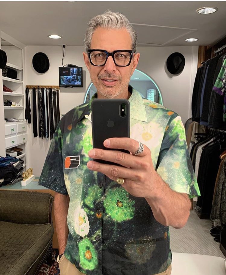 Happy birthday to the greatest fashion icon of our generation, jeff goldblum 
