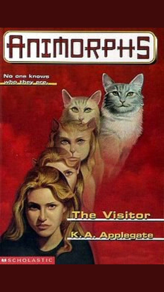  #TheVisitor  #Animorphsbookchallenge Girl's boyfriend (who is a hawk) catches a shrew for girl to turn into so they can catch a cat that she can turn into to spy on Vice Principal who has Alien in his head. He catches girl spying but she escapes and writes a note to his daughter