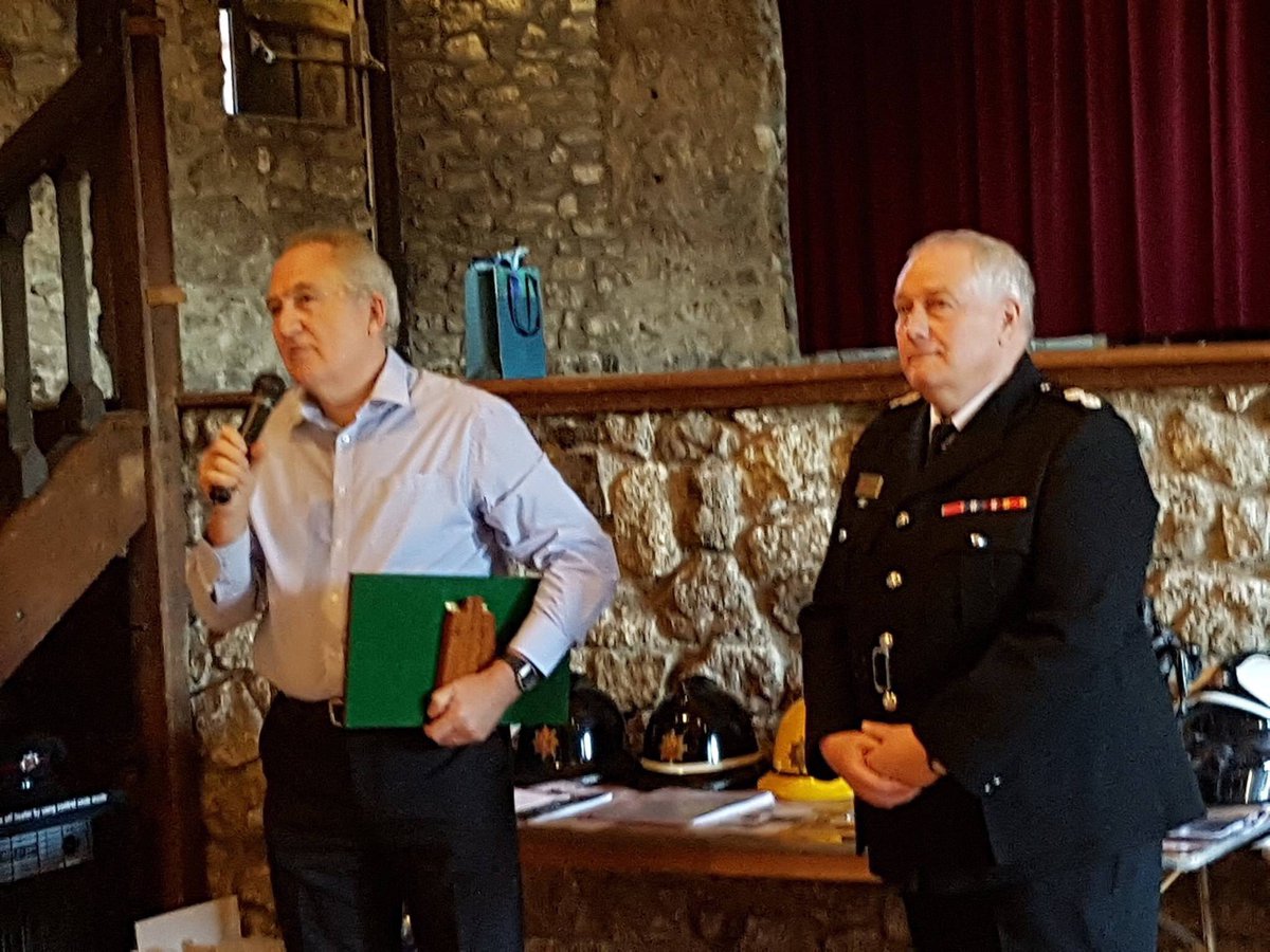 JulieJ_fire's tweet photo. A special day for Chas McGill #MBE retires after 52 years @Hants_fire @DanTasker @stewadamson #amazing achievement @Hardley58 @Beaulieu_49 @Hythe44 https://t.co/ughVuxYc4l