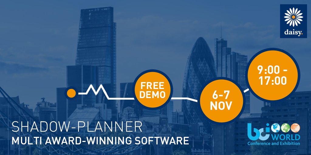Daisy_Corporate's tweet photo. Try before you buy! Visit us at this year’s #BCIWorld Conference and Exhibition and receive a free high-level demo of our multi award-winning Shadow-Planner software.

Find out more about Shadow-Planner here: https://t.co/6eJWb1FYbO 

#BusinessContinuity https://t.co/ZPA2umFRbd