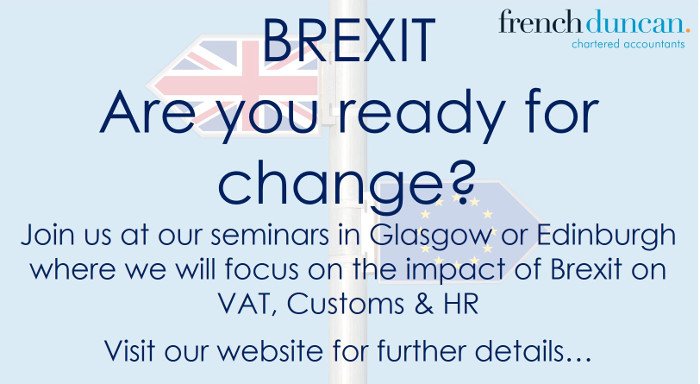 T_SinclairFD's tweet photo. #Brexit will undoubtedly have an effect on businesses in the UK. Our #VAT and #HR experts have teamed up to host two seminars next month, focusing on what the changes could mean and how to mitigate the impact. Find out more and book your space here: https://t.co/o8AgplGrrB https://t.co/aYygMHxQXB