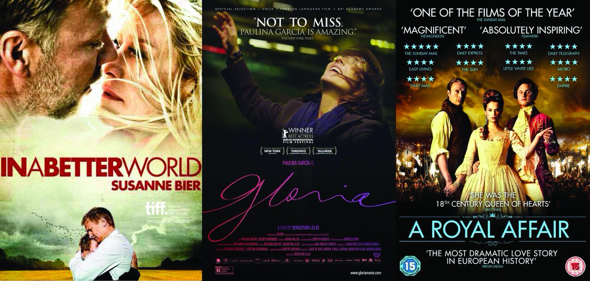 Today's films: 

2pm: In a Better World (15)
4.30pm: Gloria (15)
7.30pm: A Royal Affair (15) 

Catch these fantastic award-winning international films in your home town! See shiff.org.uk for full information &amp; get your tickets from @SherborneTIC or on the door!