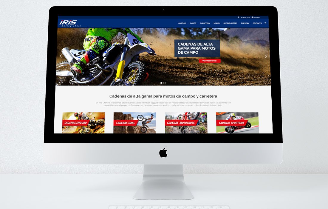 rpimagen's tweet photo. Os presentamos la nueva web #Wordpress que hemos diseñado para Iris Chains, fabricante de cadenas para motocicletas e industria.

https://t.co/mU60Rz0uPh https://t.co/mtk3fEufXL