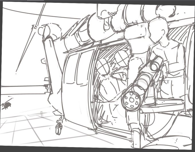 문득 생각나는 장면을 낙서. 