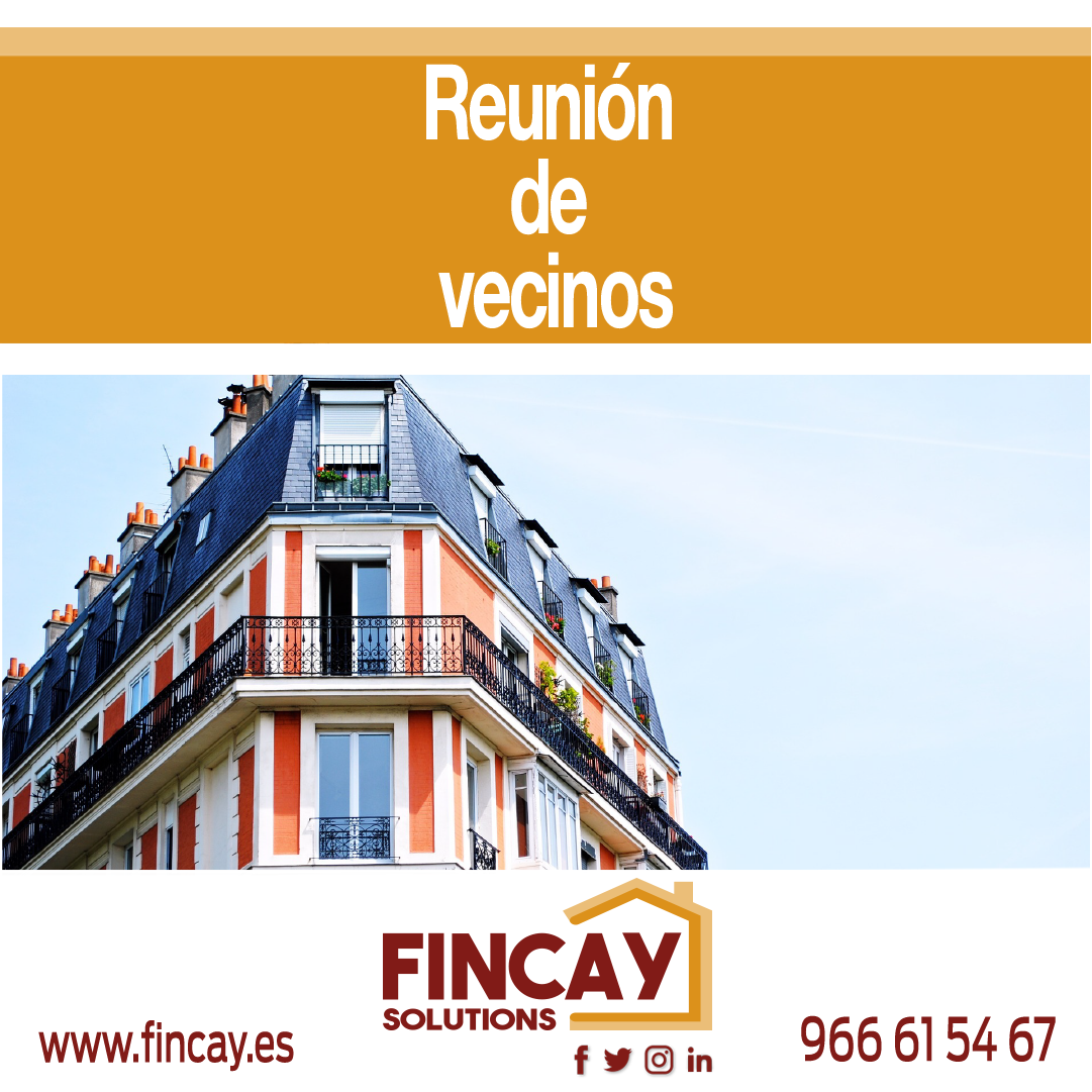 fincay_es's tweet photo. La Junta de propietarios se reunirá, por lo menos, una vez al año para aprobar los presupuestos y cuentas y en las demás ocasiones que lo considere conveniente el Presidente o lo pidan la cuarta parte de los propietarios, al menos, el 25% de las cuotas de participación.

#vecinos https://t.co/RNXAJJOKOc