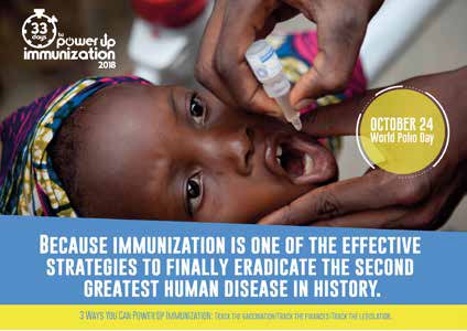CHRNaija's tweet photo. #WorldPolioDay is around the corner. #Polio is a potentially fatal infectious disease which can be prevented by safe and effective vaccines.
#33Daysforimmunization #Vaccineswork #PowerUpImmunization #33Days #Savelives #Endpolio https://t.co/n1Wfxb7YBZ