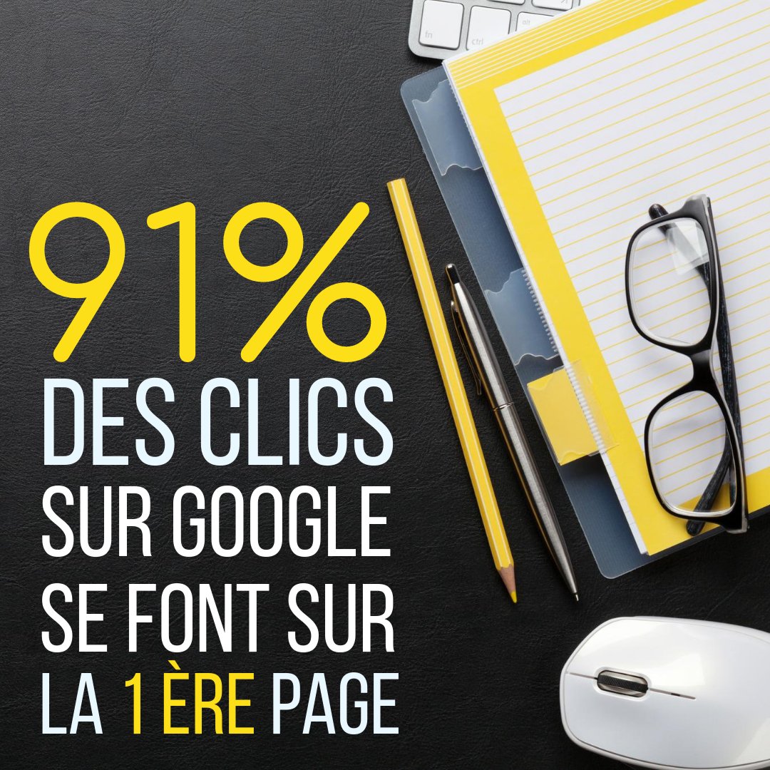 squarepartners's tweet photo. [#SEO] 91% des clics sur Google se font sur la première page.
Contactez #squarepartners ! #Rédactionweb, #motsclés, #liens, #arborescence, #optimisation, #contenus, #structuresémantique... votre stratégie est repensée pour vous apporter le meilleur #positionnement possible. https://t.co/dpvuatDimh