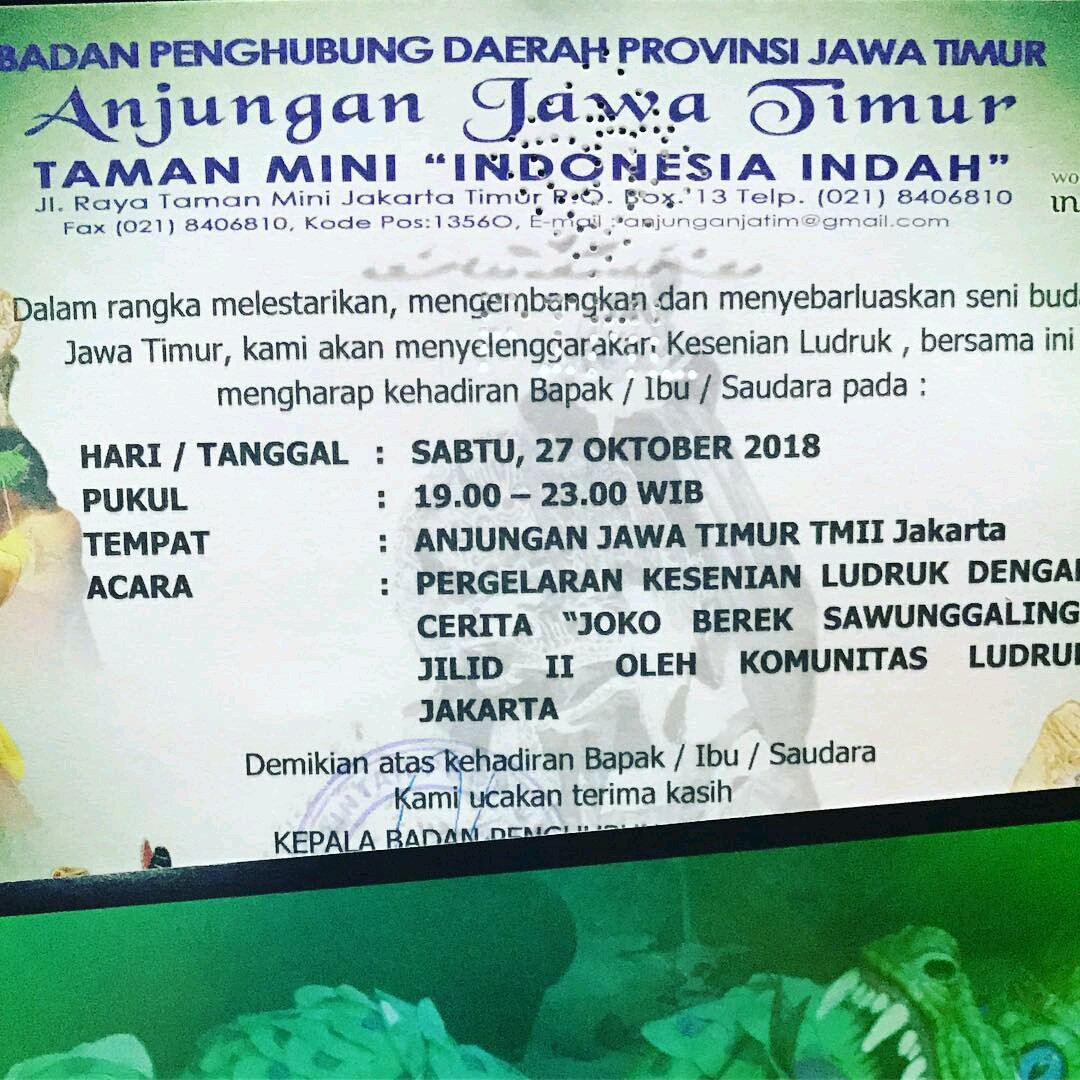EchaParamithaFC's tweet photo. Yuk datang ada @echaparamitha juga loh, di pementasan ini sebagai Dewi Sangkrah https://t.co/uDxV7lL3Uu