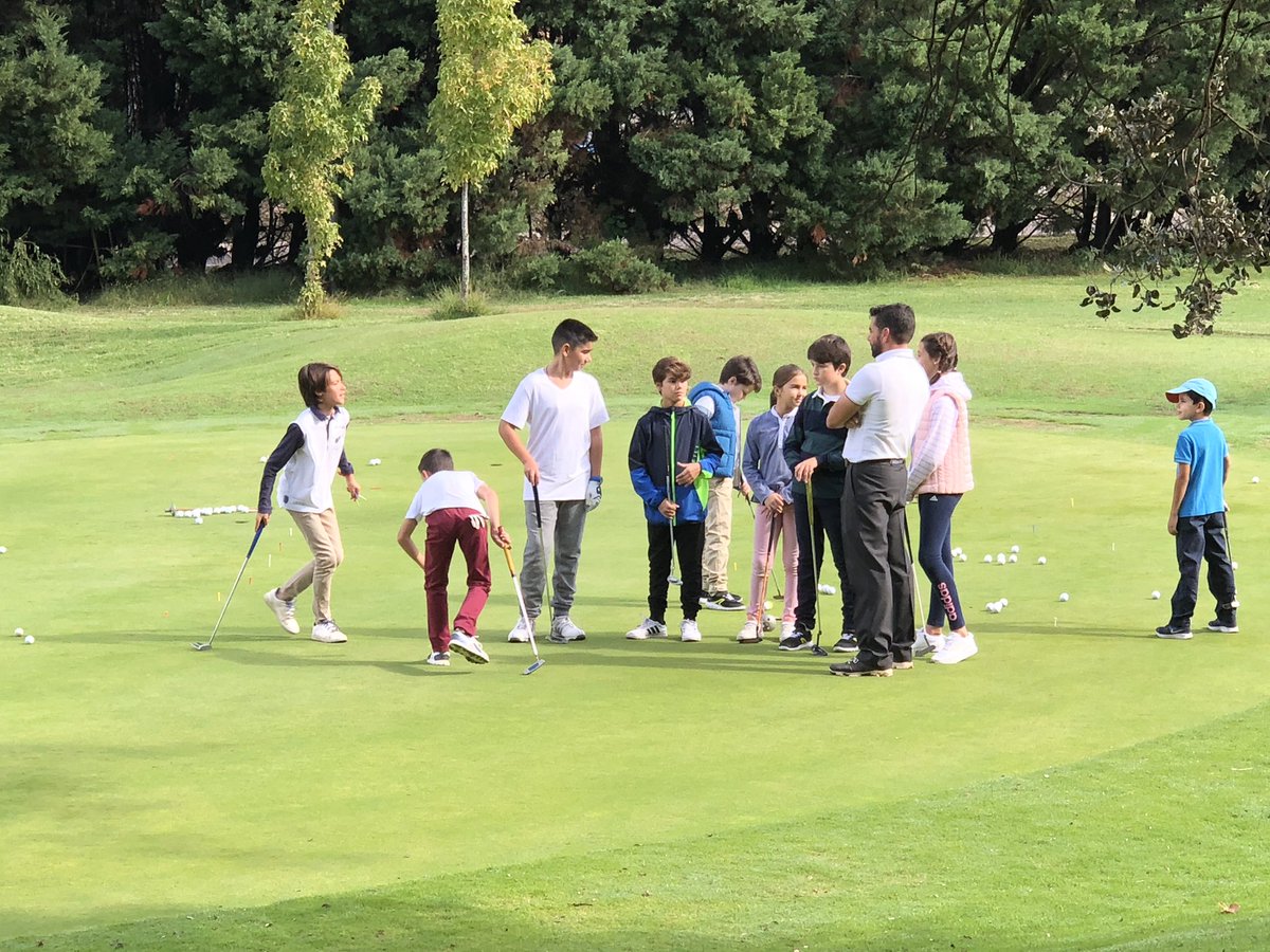 Increíble fin de semana, sábado torneo con el futuro del #golf en #Extremadura