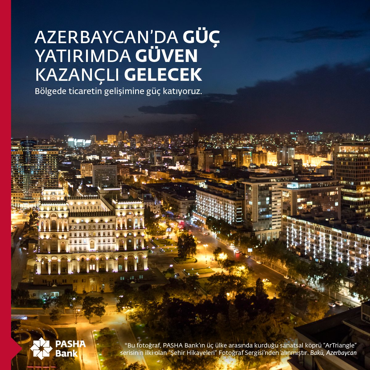 PASHABankTR's tweet photo. Azerbaycan’da ticaretin gelişimine güç katmak için #bizvarız. 
#PASHABank #PASHABankTürkiye #PASHABankTR #KurumsalveTicariBankacılık #Türkiye #Azerbaycan #Gürcistan #GüçGüvenGelecek #bizvarız #MustafaSeven #ArTriangle https://t.co/cHTf5LXeMV