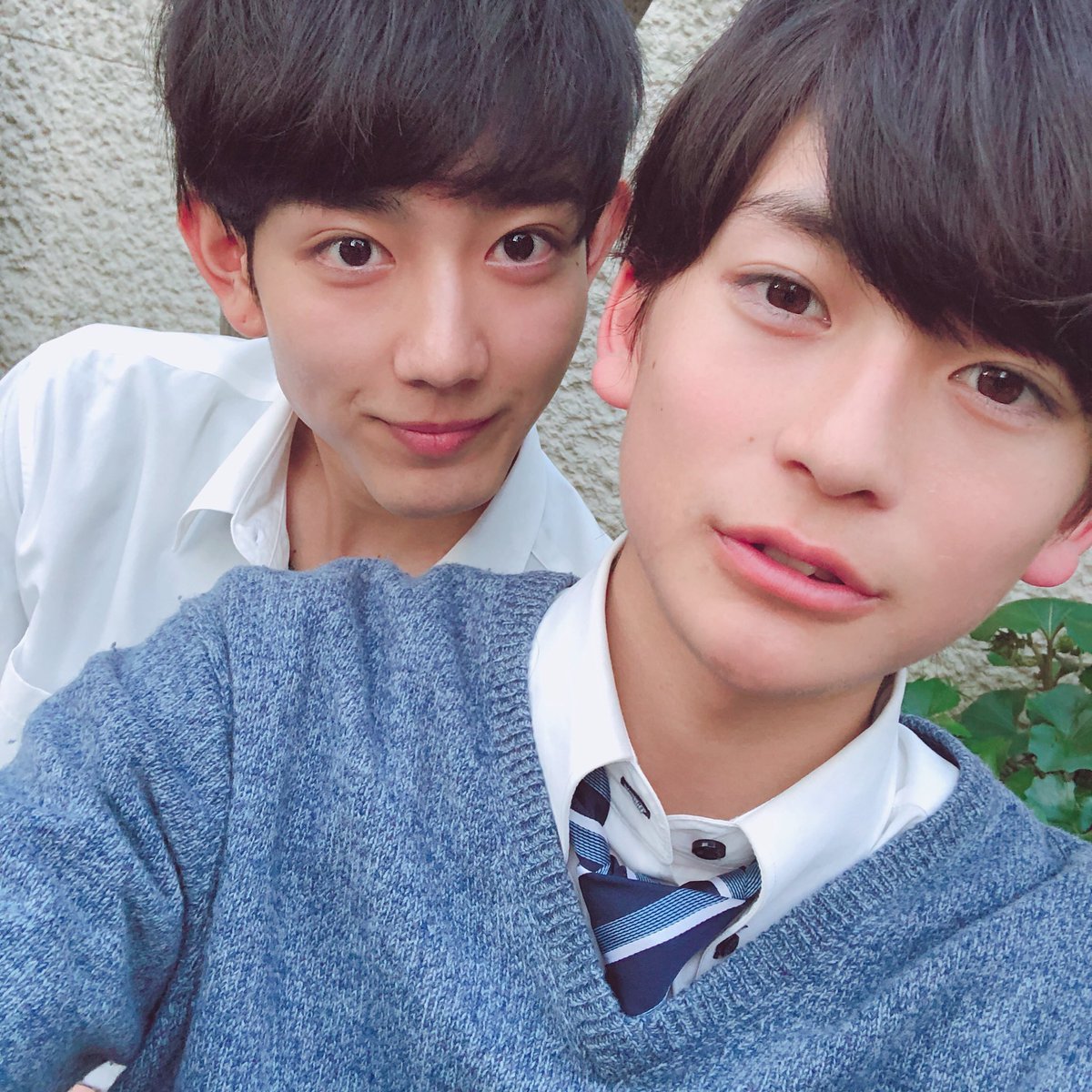 そして昨日は撮影でふみやと同じでした✌️𓀀
