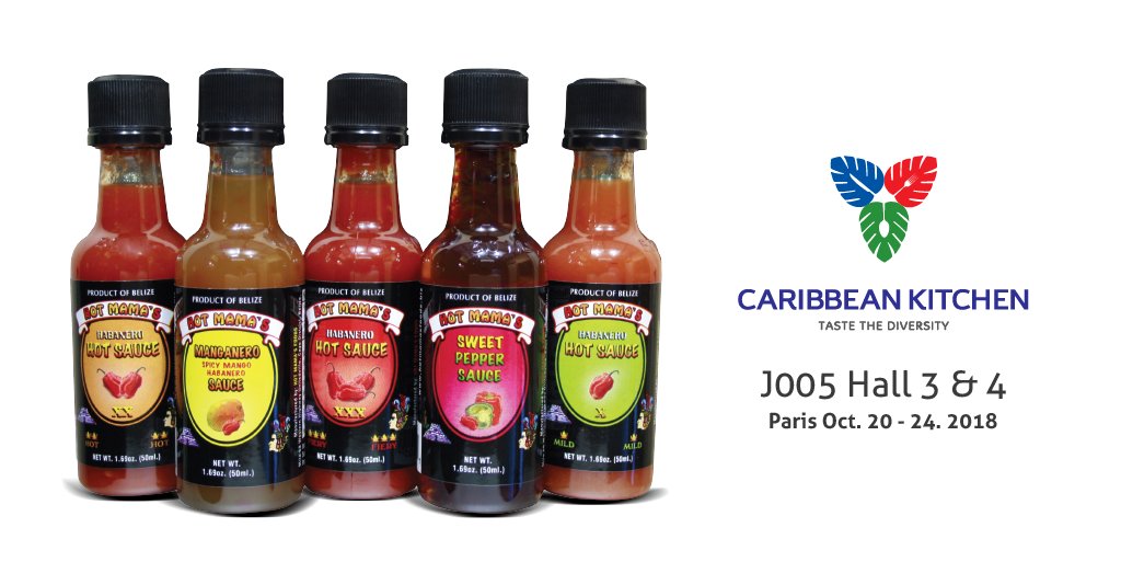 @HotMamasBelize  is not just any pepper sauce.  They use seasonal tropical fruits to create award winning Manganero Sauce a Mango and Habanero Pepper Sauce.  Try it at #caribbeankitchen booth J005 Hall 3/4 #foodinnovation #sialparis ow.ly/TuQp30mhZyG