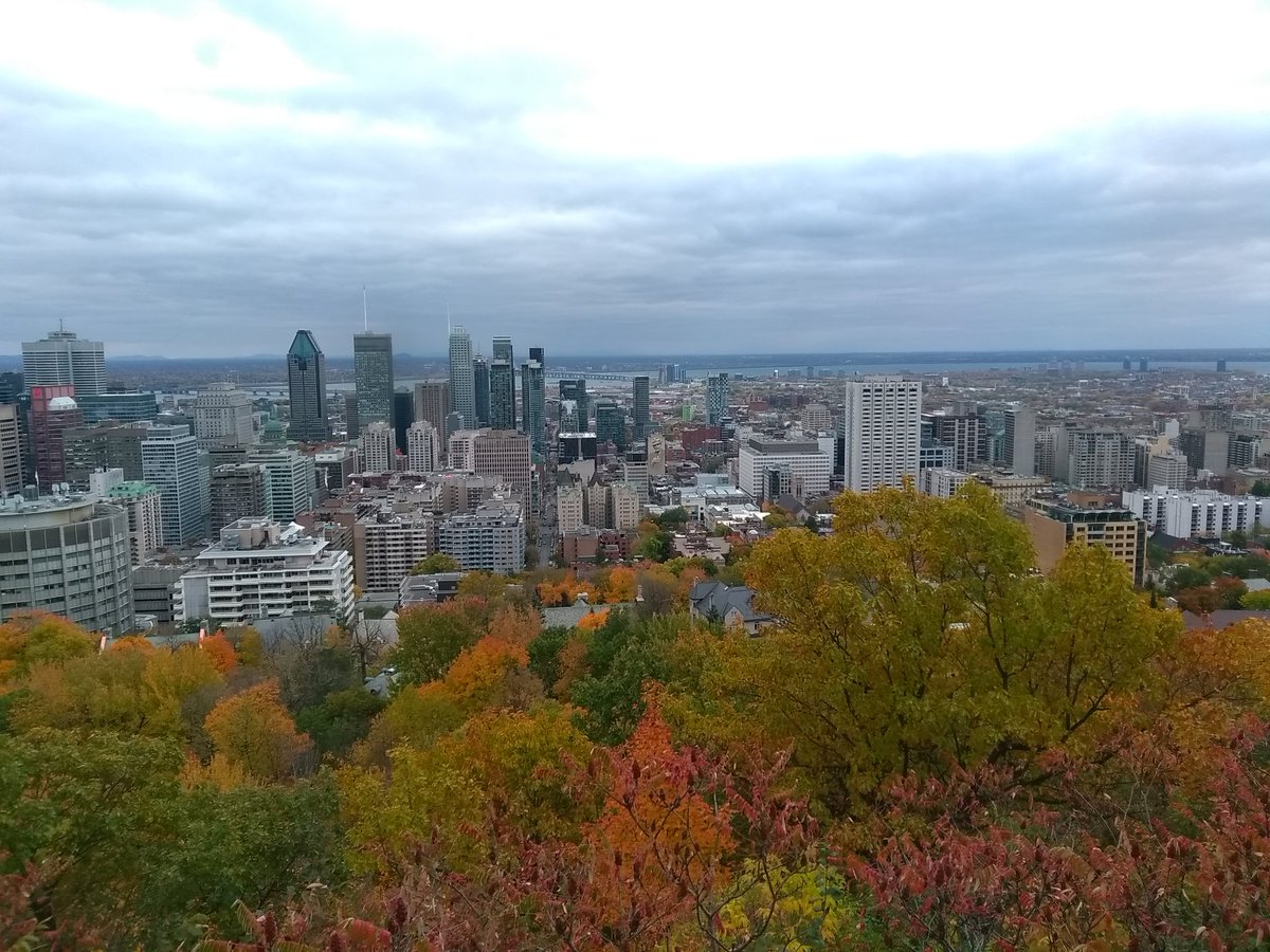 Hello Montreal! Looking forward to the start of the @reactivesummit today, and some great views from the chalet yesterday!