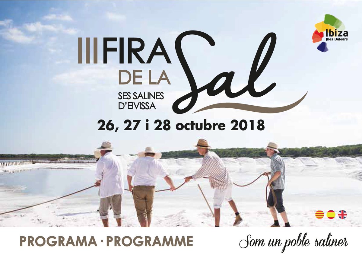 Santjosepibiza's tweet photo. Bailes, visitas teatralizadas, talleres, charlas,...No te pierdas todas las actividades que se realizarán en la III Fira de la Sal del 26 al 28 de octubre. Descarga el folleto aquí 👉https://t.co/eq6VK2SJUj https://t.co/5PVzw9dVRa