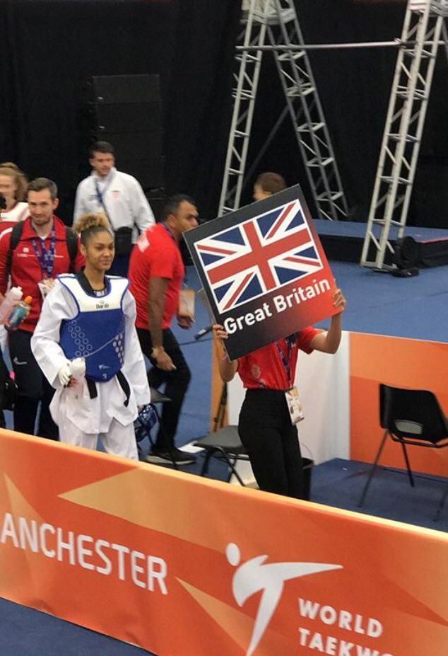 KylaJulien's tweet photo. What a proud moment yesterday, stepping out on the  World Grand Prix mats, heavily supported by my treasured friends and family. Not the result I worked so hard for, but the experience gained is so valuable. Well done to our @GBTaekwondo medalist #kickingforglory @TeamSportsAid https://t.co/Epm1WzUmVu