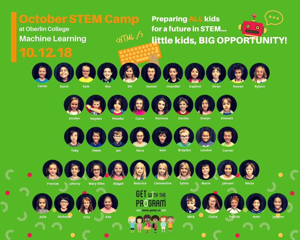 Check out our Machine Learning STEM Camp Highlight Video &amp; News Article  #GwtP #STEMLyfe #GetwiththeProgram - mailchi.mp/bbaf4511e9b8/m…