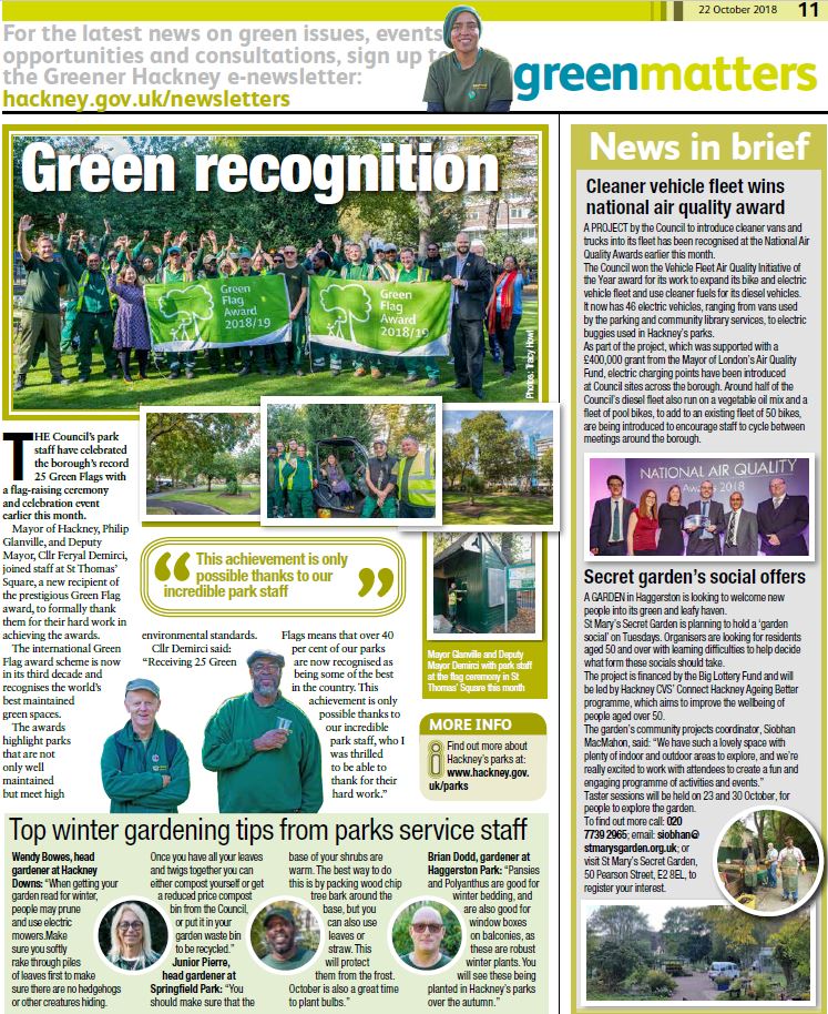 StMarysGarden's tweet photo. We're in the latest edition of @hackneycouncil's Hackney Today talking about our Garden Social, which starts tomorrow! Do get in touch to find out more or let us know you'd like to come! #HackneyToday #Hackney #Hoxton #Haggerston https://t.co/XiQJ2sGaPM