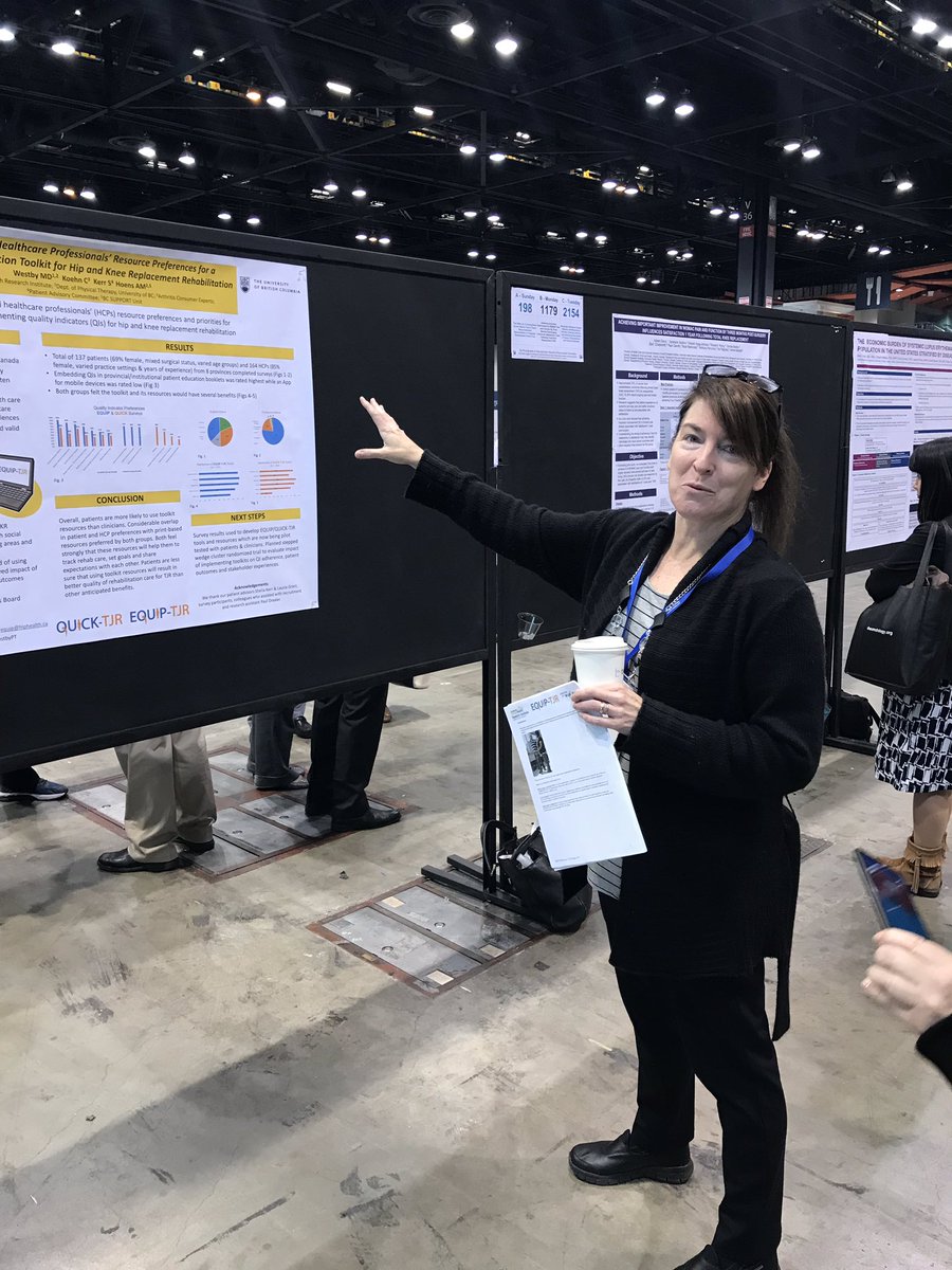 Cheryl Koehn (@cherylkoehn) on Twitter photo <a href="/ACEJointHealth/">JointHealth</a> <a href="/VCHResearch/">VCH Research Institute</a> @Mobility_Health <a href="/WestbyPT/">Marie Westby, PT, PhD</a> Great work by Dr Westby and her patient research partners to develop QI resource kits for hip and knee TJR pts and HCPs #ACR18 <a href="/ACEJointHealth/">JointHealth</a> <a href="/VCHResearch/">VCH Research Institute</a> @Mobility_Health <a href="/WestbyPT/">Marie Westby, PT, PhD</a> Great work by Dr Westby and her patient research partners to develop QI resource kits for hip and knee TJR pts and HCPs #ACR18