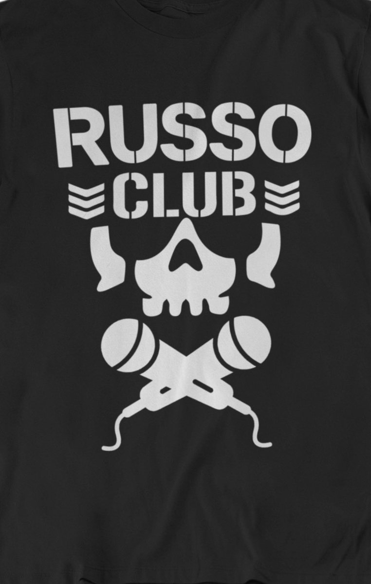@THEVinceRusso @MikeDurband @GrapplerV @GrapplerX @grappler_six We should all wear this and storm #AllIn2 Especially since everyone is in that Bullet Club crap!  What better way to slay marks in person?  #RussoBrandArmy