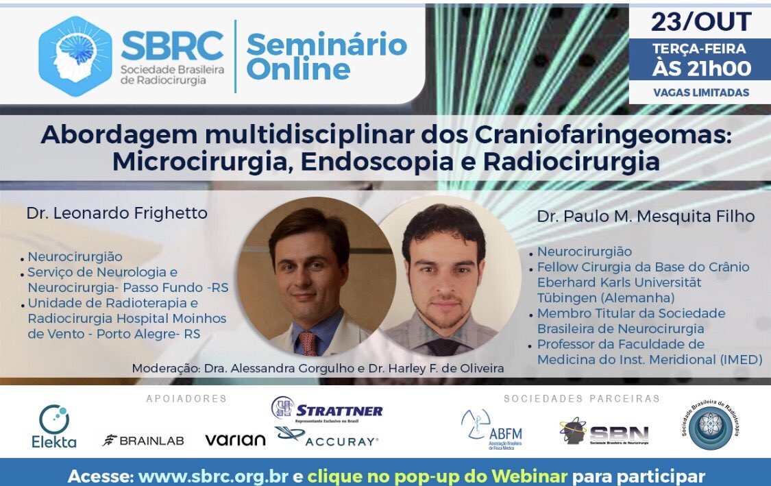 Amanhã às 21hrs mais um Webinar super interessante!