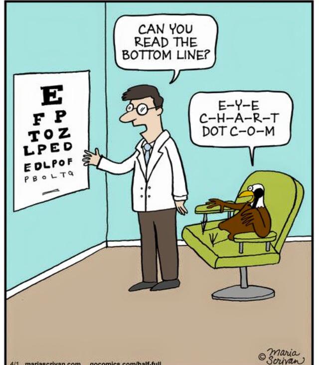 UnionSqEyeCare's tweet image. #CartoonMonday #Eyechart