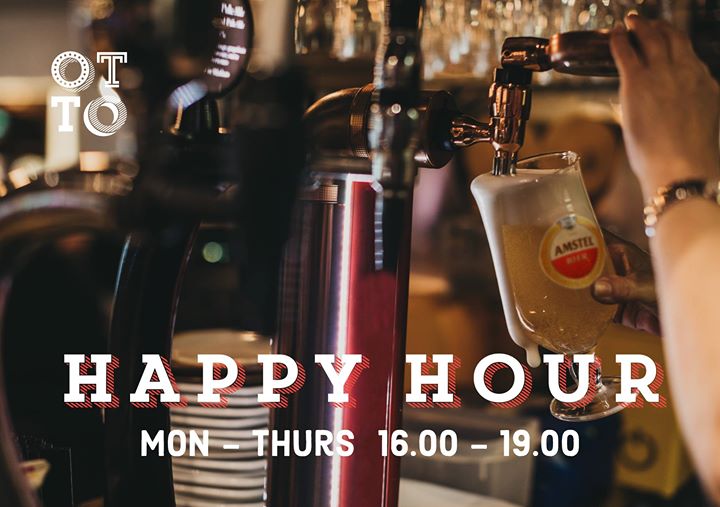 HAPPY HOUR

Join us right now for the last happy hour of the week!

Come joins us every Monday to Thursday between 4pm and 7pm for OTTO happy hour!

#happyhour #beer #wine #everyweek #doncaster #sprotbrough #winebar #restaurant #otto #bar