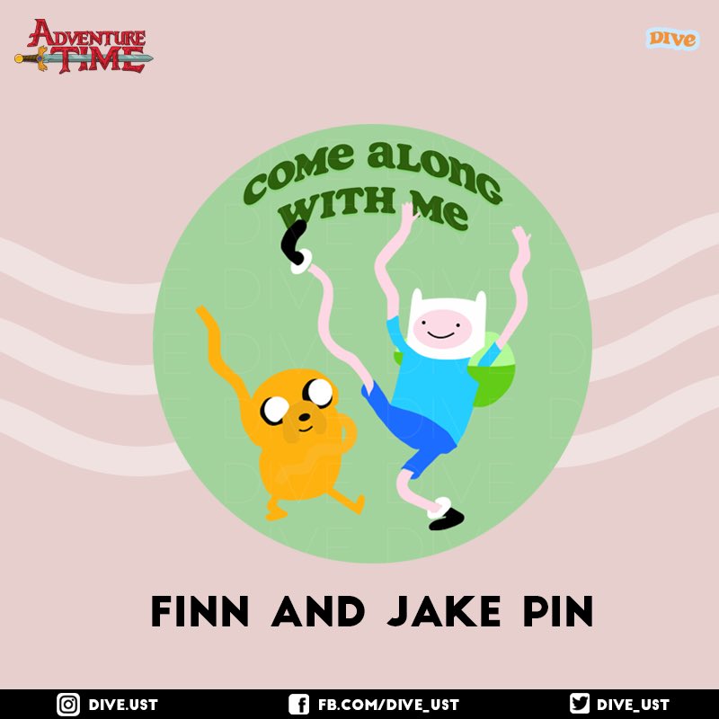 DIVE_ust's tweet photo. Come along with us!

For us, the show isn’t quite over yet! Check out our ADVENTURE TIME pins, please! Avail yours now for PHP 35 each. 

DM us for more inquiries https://t.co/0JLeg1DFVU