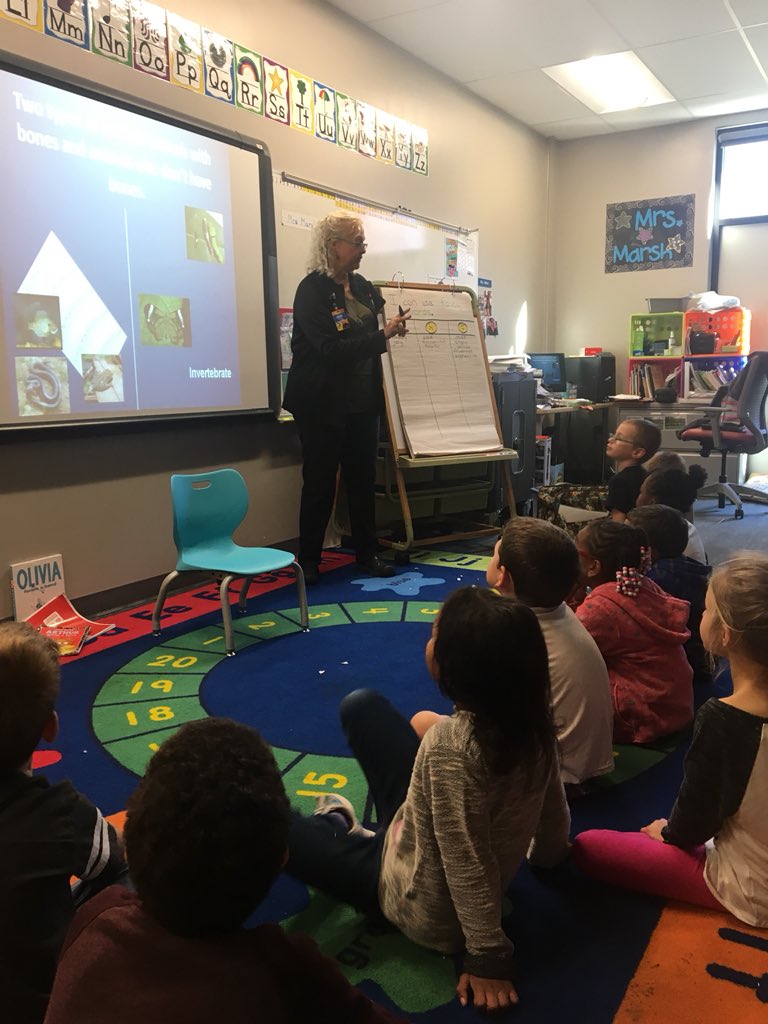 Kansas Connections came to 1st grade this morning! What a fun presentation! #Jardine501