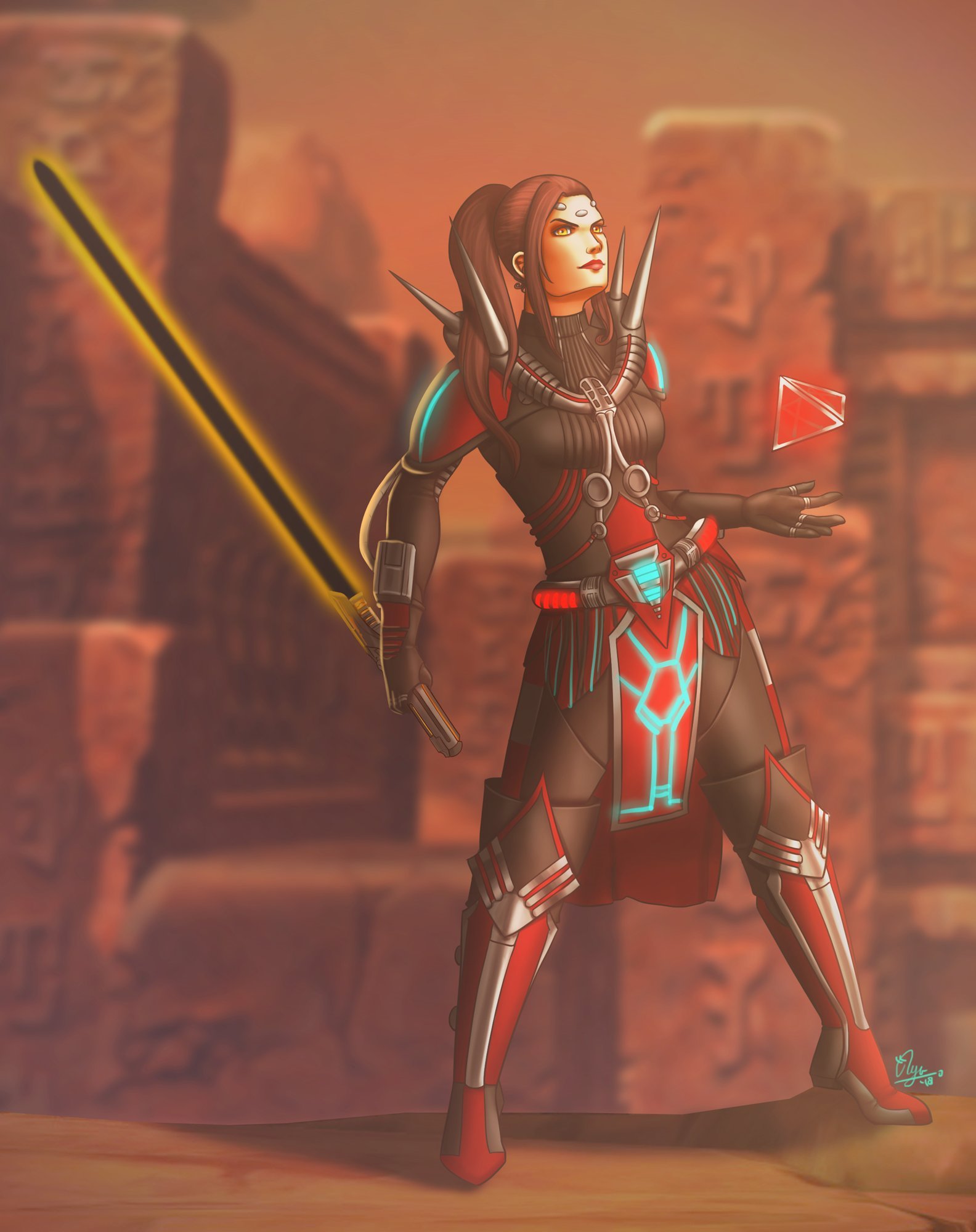 swtor female sith warrior