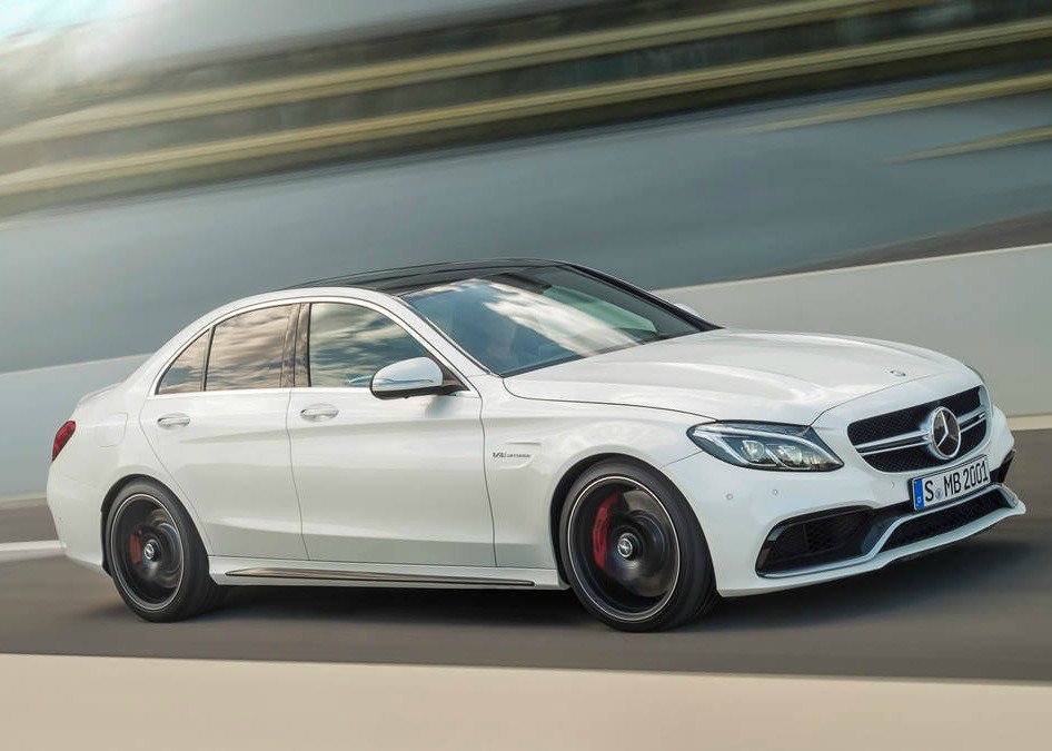 decadesofwheels's tweet photo. MUSCLE CAR MONDAY: Here's a wild card choice, the 2015 Mercedes-Benz C63 AMG. Check out the powertrain on this trim: a big, 6.3L V8 that cranks out 451 hp and 443 ft-lbs of torque. #mercedes #musclecar https://t.co/ewyZ2lyog6