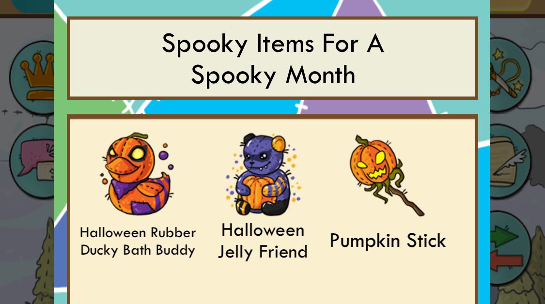 ArcanePetsGame's tweet image. New Halloween Bath Buddies and Jelly Friends!