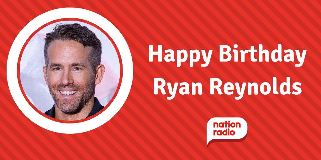 Happy Birthday Ryan Reynolds, he\s 42 today! 