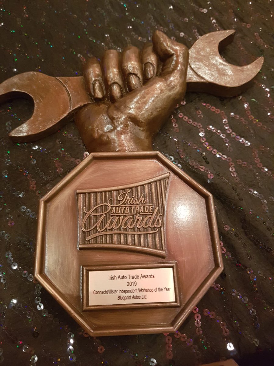 BlueprintAutos's tweet image. Connaught/Ulster Independent Workshop of the Year!#autotradeawards2019 #independentgarage #blueprintautos