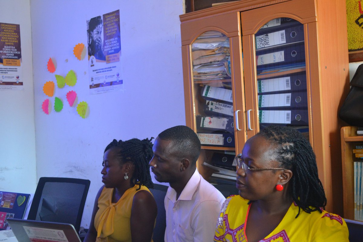 JOYFORCHILDREN's tweet photo. Media communications training makes a very big difference. Today we had the opportunity to be trained by @TaraRaeCarey from @equalitynow 
Our staff and other members of @GNBUg1 made use of the golden chance. @GirlsNotBrides @for_initiative @Peacekig @GCNW https://t.co/m9ZXH3xflL