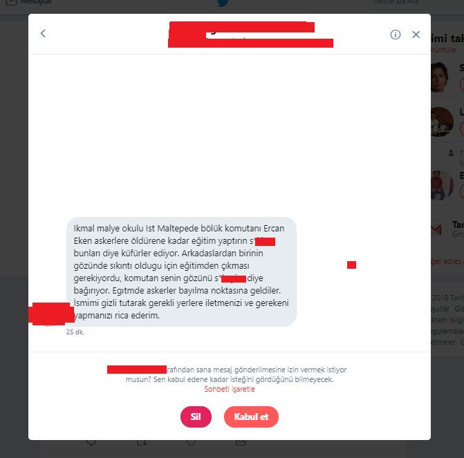 Bu bizim askerimize komutanımıza yakışır mı ?

Bu vatandaşı devlete de orduya da küstürür... Ayıp... Biz böyle bir millet değiliz..

<a href="/tcsavunma/">T.C. Millî Savunma Bakanlığı</a> 
#BedelliAskerlik